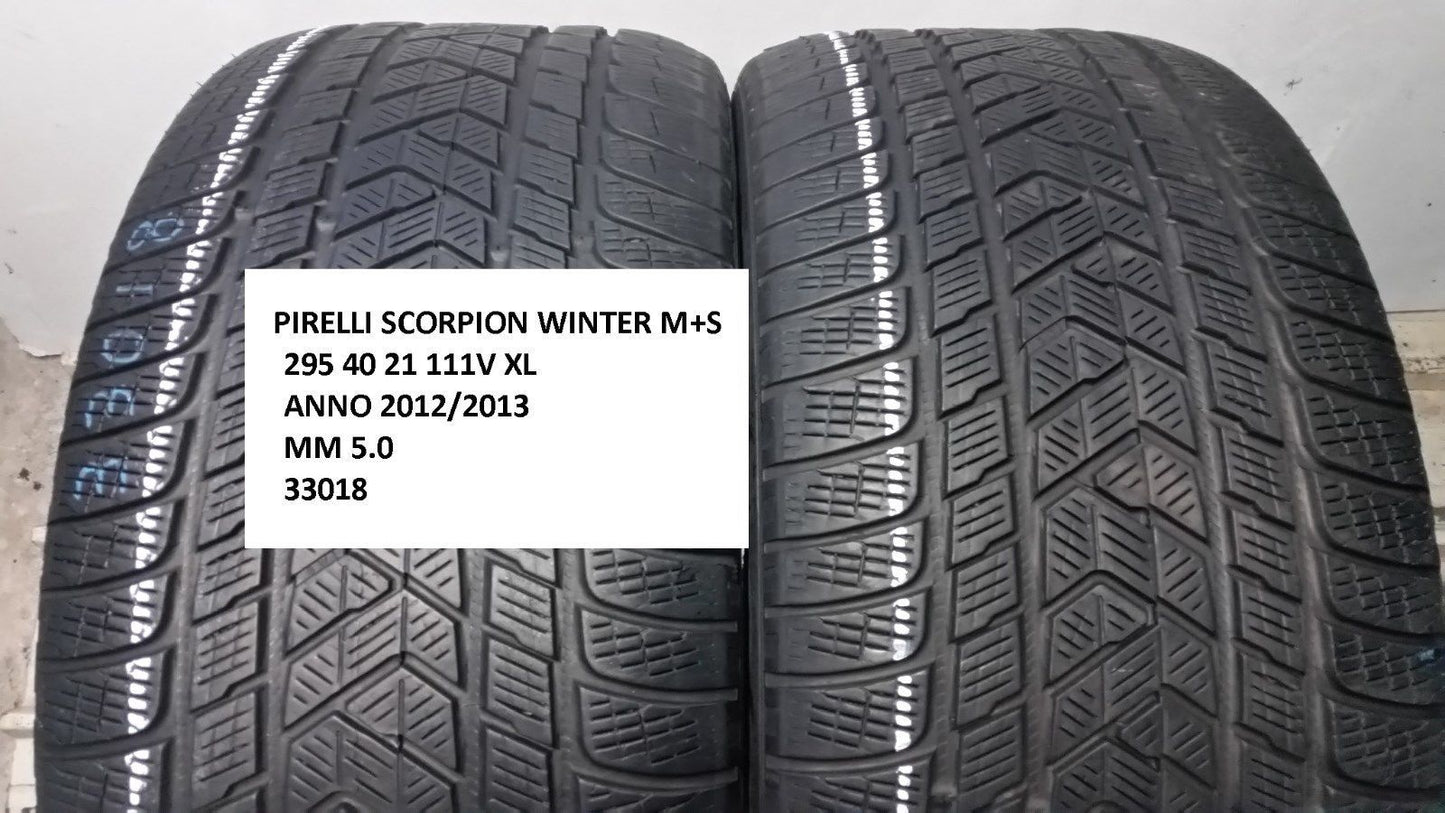 Pneumatici Usati Pirelli Scorpion Winter M+S 295 40 21 111V XL Gomme Invernali - Gommeusatestore.it