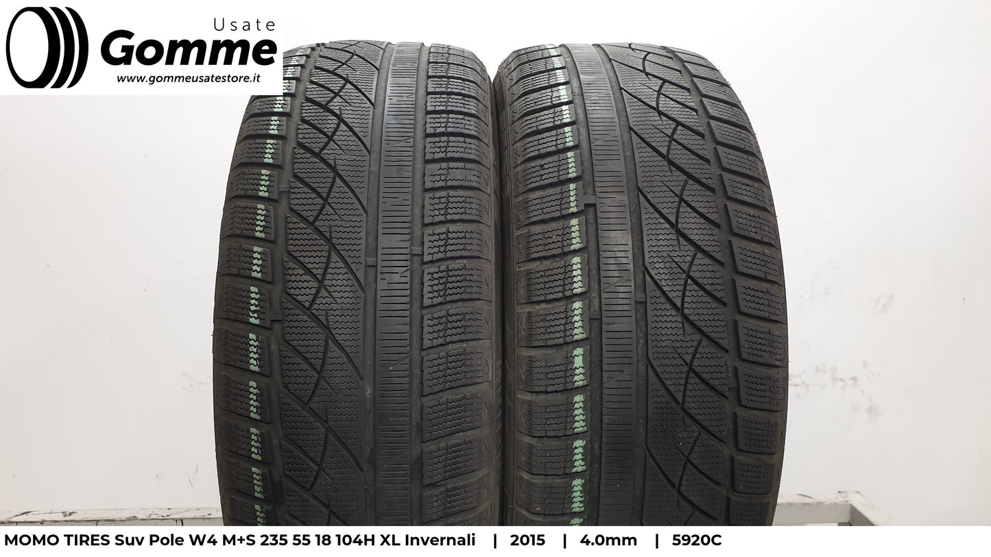 Pneumatici Gomme Usate MOMO TIRES Suv Pole W4 M+S 235 55 18 104H XL Invernali